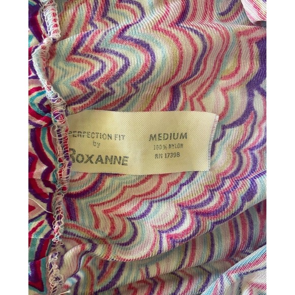 Vintage Perfection Fit By Roxanne Womens Strapless Pool Swim Dress Size Medium - Picture 15 of 16